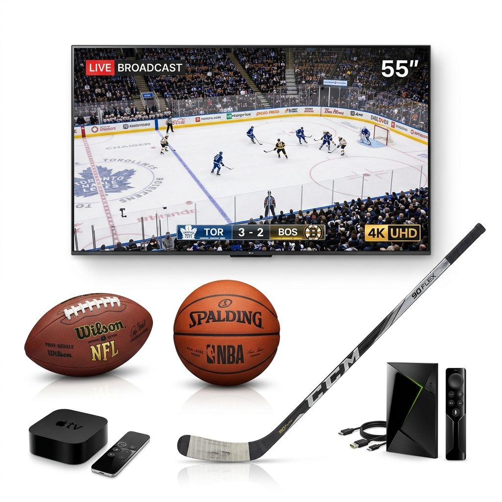 Live NHL, NBA, and international sports streaming available on the best IPTV Canada service